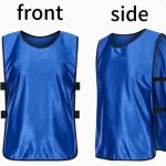 12pcs Scrimmage Vest Sports Pinnies, Practice Vests, Team Practice Jerseys, Training Pennies for Sports Youth