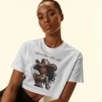 Crop Tee Shirt - Boots On The Ground, Women's Unique Design, Trendy T-shirt, Stylish Top,
